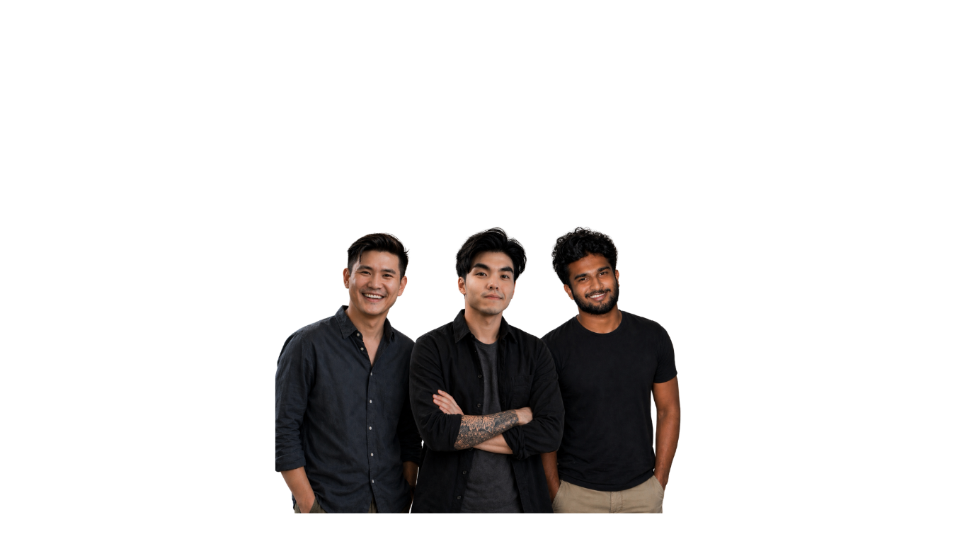 Team Hawker Boys — Stamford Wee, Jaromel Gee and Manzo